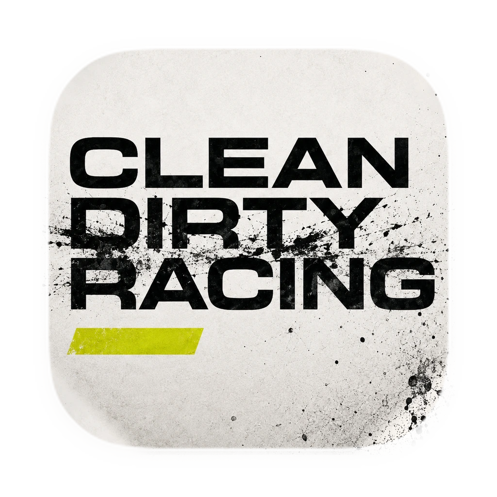 Rounded Clean Dirty Racing app icon artwork